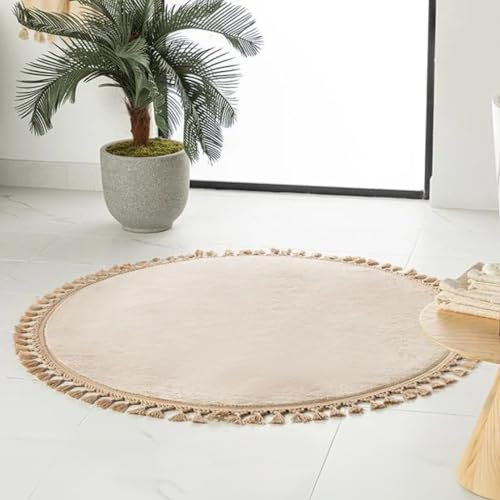 English Home Waschbarer Teppich, Läuferteppich mit rutschfester Rückseite, schmutzabweisend, faltbar, Boho-Stil, maschinenwaschbare Teppichmatte für Küche, Bad, Schlafzimmer oder Wohnzimmer, 120 cm, B