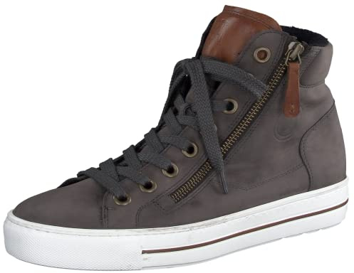 Paul Green Damen SUPER Soft Hightop-Pauls | Frauen High-Top Sneaker | Schnürstiefeletten | Schnürsenkel und Reißverschluss