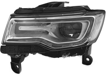 EDA PREMIUM auto Scheinwerfer Links passend für JEEP GRAND CHEROKEE, 17-21 ohne Motor, mechanisch, Bi-Xenon, mit Blöcken, DRL (LED)