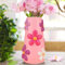 GUGUGO Pastellblumen-Vase, Regenbogen-Funky-Mushroom-Deko, einzigartige Bunte dekorative, eklektische Blumenvase für Tischdeko, süße Zimmerdeko im Aesthetic-Stil (D), 20,3 cm hoch
