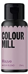 Colour Mill Food Colouring - Mauve - Water Based Food Colouring Liquid - 20ml - Ideal for Cake Baking and Decorating - Vegan Food Colouring - Gluten Free 20ml