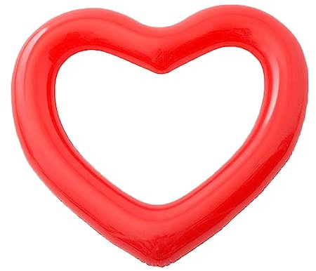 Toyvian 1stk Aufblasbares Poolspielzeug Aufblasbare Schwimmende Reihe Sommerstrand Aufblasbarer Schwimmring Schwebender Schwimmring Roter Relaxsessel Geschenk Boje Verdicken Kind