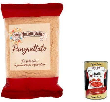 Italian Gourmet PanGrattato pangrattato Paniermehl weiß knusprig 3 x 400g