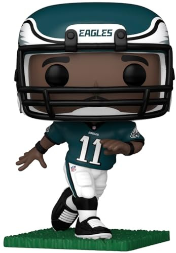 Funko Pop! NFL: Eagles - AJ Brown - (Color) - Vinyl-Sammelfigur - Geschenkidee - Offizielle Handelswaren - Spielzeug Für Kinder und Erwachsene - Sports Fans - Modellfigur Für Sammler und Display