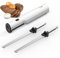 Electric Meat Carving Knife Cordless - Effortlessly Slice Meats & Poultry with Precision, 2 Serrated Blades, Ideal for Bread - Safety Lock Trigger Release