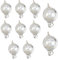 SUPERFINDINGS 10 pezzi rotonda lega perla scatola chiusura perla intarsio lega perla scatola chiusura collana collana orecchini di perle sintetiche antiche