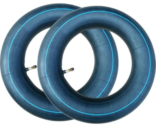2 Pack Inner Tube 3.50-8 with Bent Valve for Wheelbarrow,Garden Cart and Sack Barrow Tyres 14 Inch Size, 8 Inch Rim Tyre