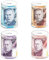 2 ur door King Charles Sterling Money Box Tin - Cash Tin and Savings Tin to Save Birthday Money, Holiday and Christmas Fund, Piggy Bank, Coin - Multi-Colour - One Random Supplied