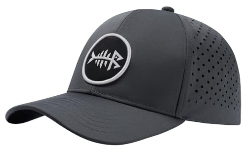 Bassdash UPF 50+ Capa de Béisbol de Secado Rápido Corte Láser de Malla Mesh Capilla de Béisbol Hombres Mujeres Pescando y Senderismo FH14