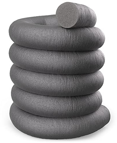Bauhandel24 - 10m PE Rundschnur Ø 50 mm, Dichtschnur für Fugen, Fugenfüllprofil rund, Fugendichtband, Hinterfüllschnur, Füllschnur, Schlauchdichtung (5 x 2m)