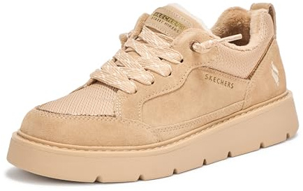 Skechers Women's Keepsakes Cozy - Street Hiker, Classic lace up, Sand, 6M