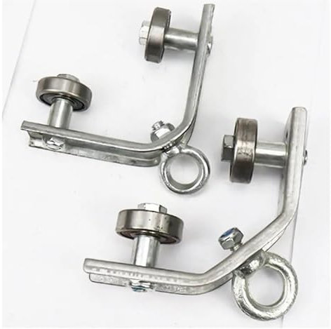 Industrial pulley Heavy-duty Pulley Angle, Iron Rail Pulley Crane Lifting Rope Pulley Set For Industrial Machines Rail Dropshipping for Lifting(40A)