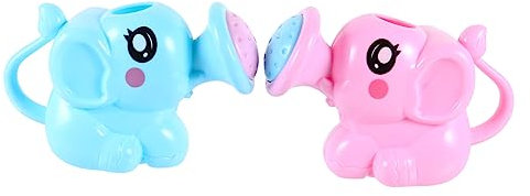 Beaupretty 2Stücke Elefant Badewannen Cartoon Gießkanne für Fördert Kreativität und Sowie Tiererkennung für Junge Mädchen und Kleinkinder Blau