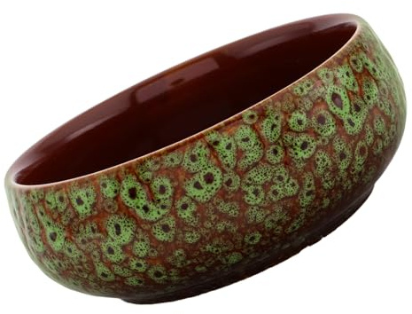 Toyvian Macetas De Cerámica Hidropónicas Redondas Forma De Loto para Plantas Acuáticas como Nenúfares y Hierba Suculenta para Jardín