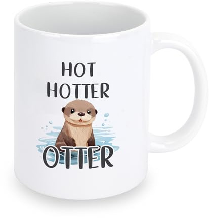 Otter Geschenk Tasse Ostergeschenke Für Ihn Sie Partner Lustige Geschenke Für Männer Frauen Geburtstagsgeschenk Otter Geschenke Weihnachten Valentinstag Ostern Abschied Einschulung (Weiß)
