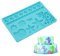 ELINKA Silicone Coquillage Sea Life Fondant et pâte de Gomme Moule de Cuisson de gâteau de Bonbons pour la décoration de gâteaux moules d'étoile de mer de Style Sealife