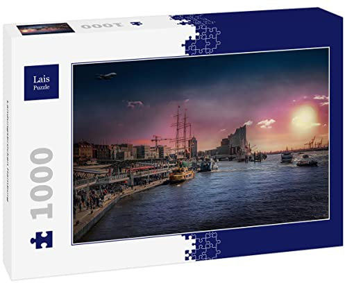 Lais Puzzle Landungsbrücken Hamburg 1000 Teile