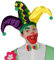Guirca-Mütze Clown Joker Joker, mehrfarbig, Erwachsene 13166