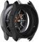 Colorful Für Samsung Galaxy Watch 46cm Hülle, Premium Gear S3 Frontier Tasche Schutzhülle Weiche TPU Silikon Gel Bumper Case Cover für Samsung Gear S3 Frontier/Galaxy Watch 46cm,Schwarz