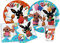 Ciao Partygeschirr Party-Set Bing für 24 Personen (112 pcs: 24 Pappteller Ø23cm, 24 Pappteller Ø18cm, 24 Becher 250ml, 40 Servietten 33x33cm) aus eco-friendly kompostierbarem Papier