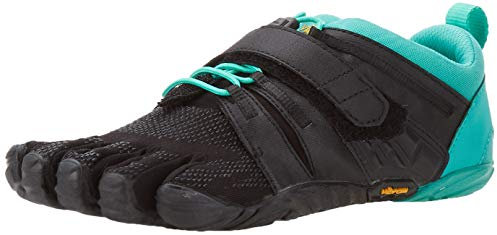 Vibram Damen V-Train 2.0 Sneaker, Black/Green, 35 EU
