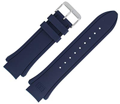 Tommy Hilfiger Uhrenarmband 19mm Kunststoff Blau - 679301452