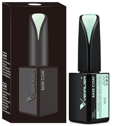 VENALISA 15ml Gel Nail Polish Base Coat Soak off UV LED Clear Gel Base Nail Polish Long Lasting Varnish Nail Art