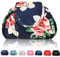Lazy Kosmetikbeutel mit Kordelzug Portable Große Kosmetiktasche Reisetasche Make up Beutel Aufbewahrung Organisator für Damen Mädchen (Floral)