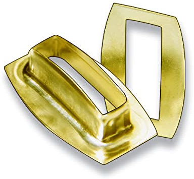 Sacabocados (27 x 8 mm, cuadrados, 100 unidades, latón)