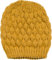 styleBREAKER Damen Strick Beanie Mütze mit Bubblemuster, Einfarbige Winter, Raspberry Pattern Strickmütze 04024193, Farbe:Curry