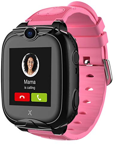 XPLORA XGO 2 - Montre connectée pour Enfants (avec SIM) – 4G, Appels, Messages, Mode école, Fonction SOS, localisation GPS, Appareil Photo, podomètre - incluant 3 Mois d'abonnement Gratuit (Rose)