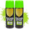 Etrexonline Pintura Spray Multicolor Profesional 400ml Adecuado Metal Madera y Plástico - Color Verde Lima (Paquete de 2)