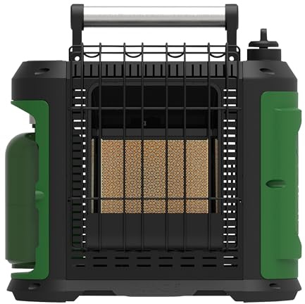 Dyna-Glo Riscaldatore a propano portatile 10K BTU Grab N Go - Verde