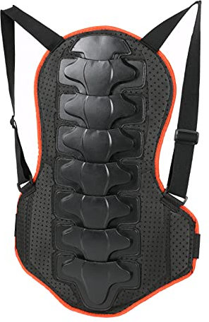 Rückenprotektor Motorrad, Rückenprotektor Skifahren, Snowboard Und Weitere Sportarten Protektorenjacke, Rückenprotektor für Motocross Ski Reiten (#1 L)