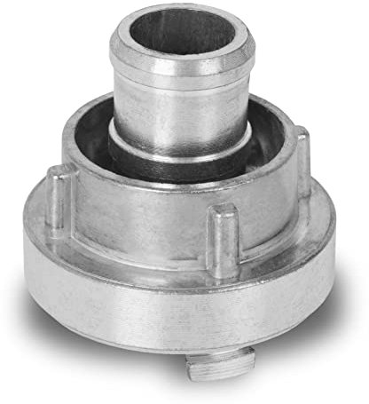 EBERTH 1 Saugkupplung Storz D, Schlauchkupplung 1 Zoll, Außendurchmesser Schlauchtülle 25mm, Hochdruckkupplung, Feuerwehrkupplung, Storz Kupplung aus Aluminium inklusive Dichtung, Storz 25-D