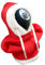 KODMNSW Auto Schaltknauf Hoodie Mini Car Gear Shift Cover Witzige und niedliche Pullover, Accessoires für die Autoinnenausstattung Winterliche Wärme