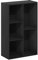 Furinno Luder 5-würfelig Reversibles offenes Regal, Blackwood, Schwarzes Holz