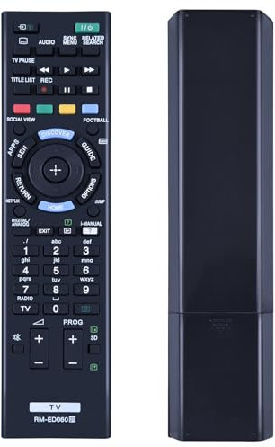 GOUYESHO RM-ED060 Telecomando di ricambio adatto per Sony LCD TV compatibile con KDL-50W829B KDL-42W829B KD-70X8505B KD-65X8505B KD-55X8505B KD-49X8505B KD-49X8505B KDL-50W815B KDL-5W8229B