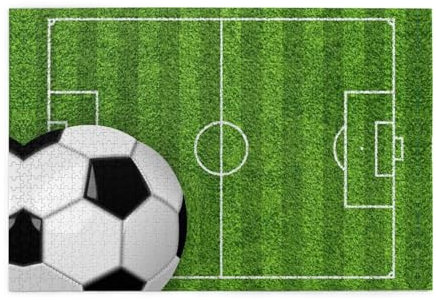 Soccer Sport 1000 Teile Holzpuzzles in Kunststoffboxen, feine Verarbeitung und Haltbarkeit