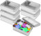 TSKDKIT Metalldosen mit Deckel, 6 Stück Rostfrei Metalldöschen Kleinen Blechdosen 12.5x9x3.5cm Metalldose, Tragbare Minibox Aufbewahrungsbox für Zuhause Sügigkeiten und Kleinen Gegenständen