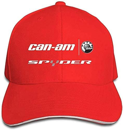 FANGQIYUAN Can Am Spyder Logo Snapback Hats/Baseball Hats/Peaked Cap Red