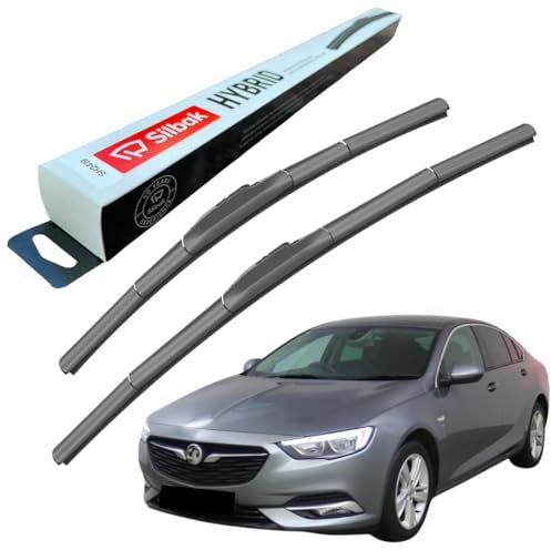 Silbak Windscreen Wipers, fits for VAUXHALL INSIGNIA GRAND SPORT (2017 ONWARDS) Front Wiper Blades, 600mm/500mm