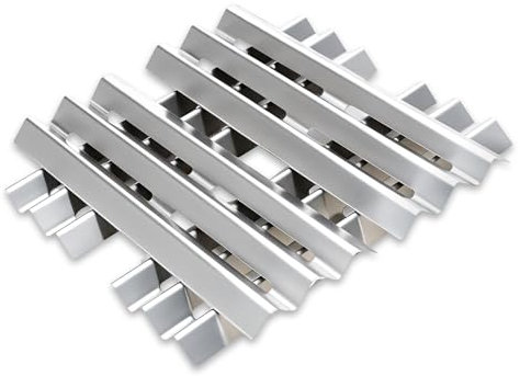 GFTIME 41,9 x 15,3 cm Edelstahl Brennerabdeckung Heizplatte für Napoleon LEX 485 605 730, Legend 485 605, Mirage 485, Lifestyle 485 Gasgrill, Flammenverteiler Ersatzteile für Napoleon, 4 Stück