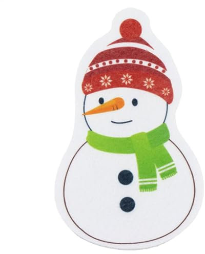 Pavsicgn Weihnachts-Spülschwämme, Spülschwamm für die Küche - Geschirrspülschwamm für die Küche, Weihnachts- -Design - Geschirrspülschwämme für Zuhause, Küche, Waschbecken