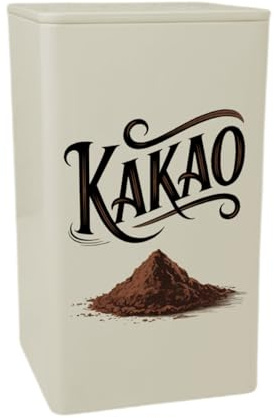 speecheese Dose 900ml Kakao Vintage VorratsDose 900ml im Retro-Design | als BlechDose 900ml für Sammler
