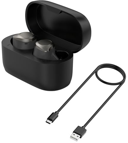 Kopfhörer-Ladehülle mit Ladekabel, kratzfest und tragbar, geeignet für Jabra Elite 75T