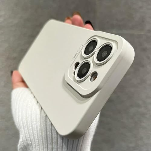 HJZSZX Coque Souple en Silicone Mat pour iPhone 8, Protection d'objectif d'appareil Photo (pour iPhone 8/Blanc)