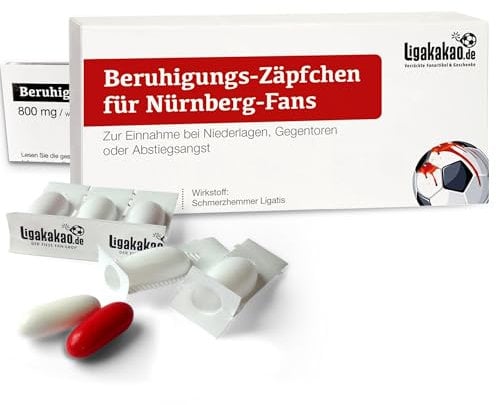 Geschenk männer ist jetzt BERUHIGUNGS-ZÄPFCHEN® für NÜRNBERG-Fanartikel Fans by Ligakakao.de