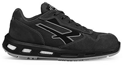 U-Power Red Lion Carbon, Chaussures de sécurité Unisexes, légères, Flexibles, Anti-crevaison en Cuir, avec Insert Infinergy, avec Embouts en Aluminium (Grey 41)