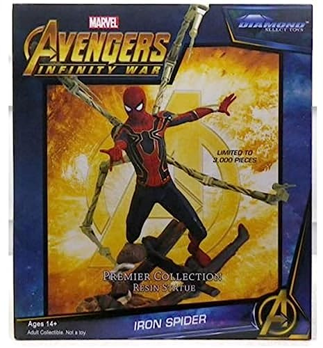 Marvel Diamond Premier Avengers 3 - Iron Spider-Man Statue (30cm) (AUG178005)